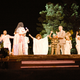 A performance of Shakespeare In The Park at the Delacorte Theater